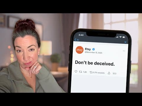 Don’t start an Etsy POD business in 2026 until you watch this thumbnail