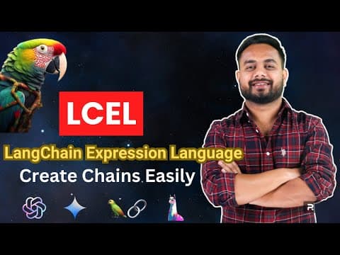 LangChain Expression language(LCEL) for Chaining the Components | All Runnables | Async & Streaming thumbnail