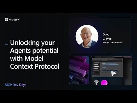 Unlocking your Agents potential with Model Context Protocol thumbnail