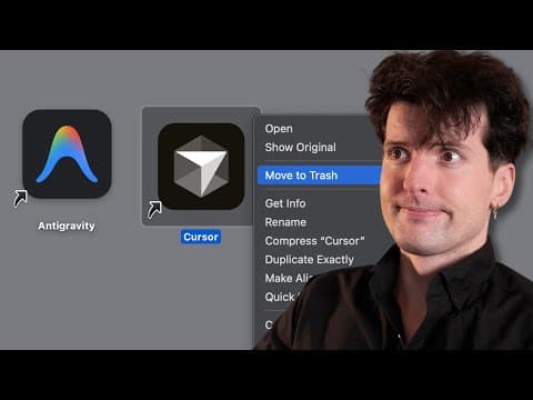 Google just dropped their Cursor killer (FREE Gemini 3 Pro???) thumbnail