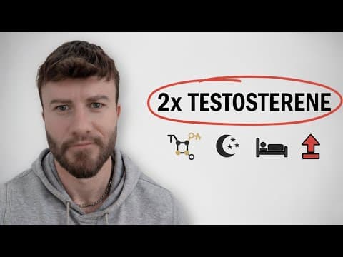 This Evening Routine Will 2x Your Testosterone  thumbnail