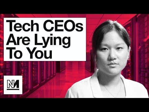 Silicon Valley Insider EXPOSES Cult-Like AI Companies | Aaron Bastani Meets Karen Hao thumbnail