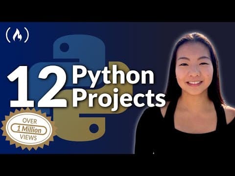 How to Build 12 Python Projects for Beginners thumbnail