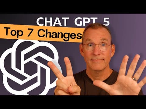 7 Big Changes in GPT-5 (With Live Demos) thumbnail