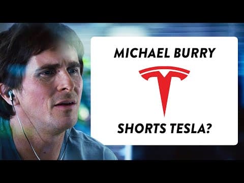 Michael Burry Just SHORTED Tesla Stock! thumbnail