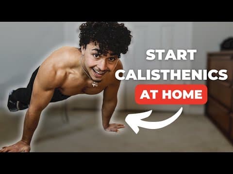How to Start Calisthenics at Home For Beginners (No Equipment) thumbnail