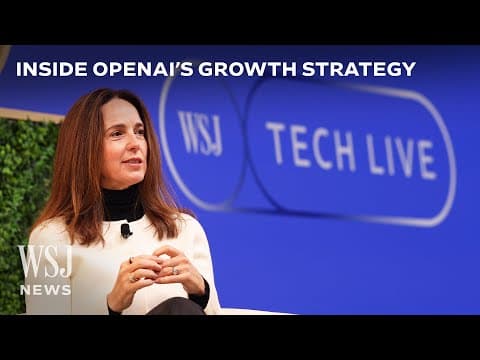 OpenAI CFO on Holding on an IPO, Jony Ive’s Device and More | WSJ News thumbnail
