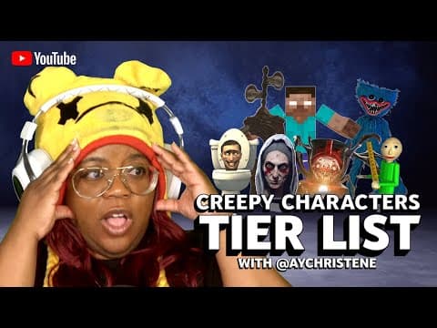 @AyChristene tiers the creepy characters that are taking over YouTube thumbnail