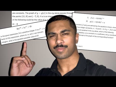 Very Tricky SAT Math Questions (you need to know) thumbnail