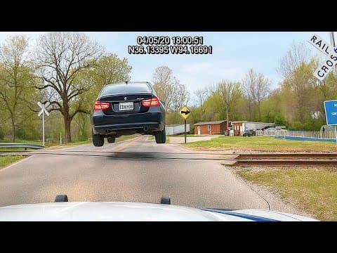 High-Speed Police Chases Over 150MPH - Caught on Dashcam thumbnail