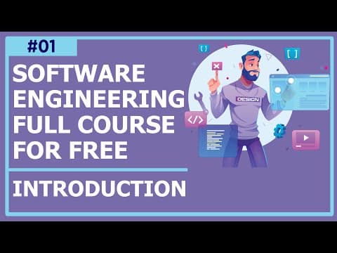 #Software #Engineering - Lecture 1 : Introduction, Software Products, Process Activities & Ethics thumbnail