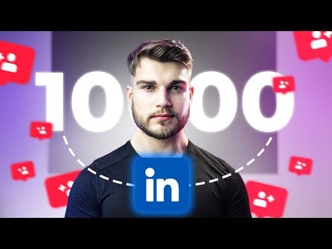 How to Go From 0 to 10,000 Followers on LinkedIn in Less Than 6 Months thumbnail
