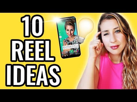 Content Ideas For INSTAGRAM REELS - How to Use Reels for Business thumbnail