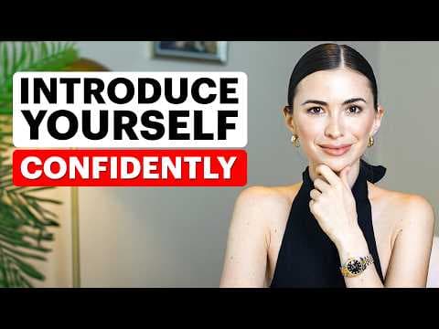 SELF INTRODUCTION | How to introduce yourself in English (confidently) | Easy-to-use templates thumbnail