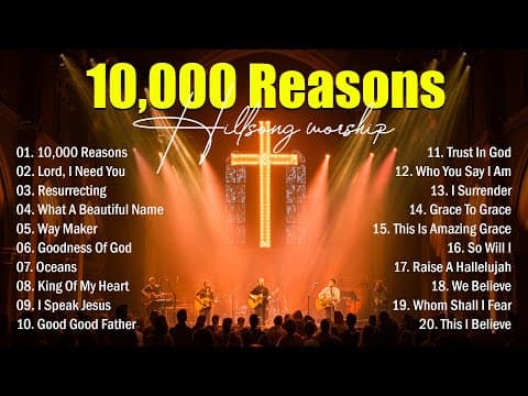 10,000 Reasons, New Worship Songs 2026, Christian Music, Special Hillsong Worship Best Praise Songs thumbnail