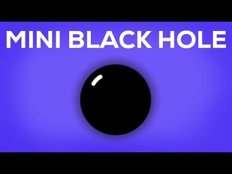 What if there was a black hole in your pocket? thumbnail