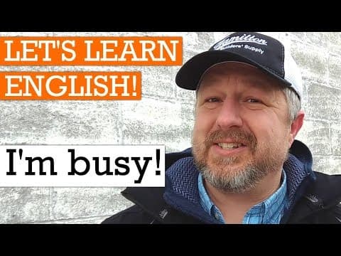 How to Say 'I'm Busy' in English: 8 Expressions thumbnail