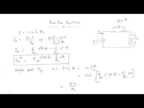 Power flow equations | Synchronous Machines | Lec-21 thumbnail