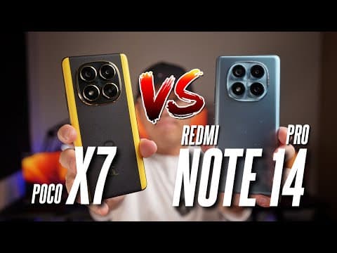 POCO X7 vs Redmi Note 14 Pro: Which One Dominates in 2025? 🔥 Epic Showdown! thumbnail
