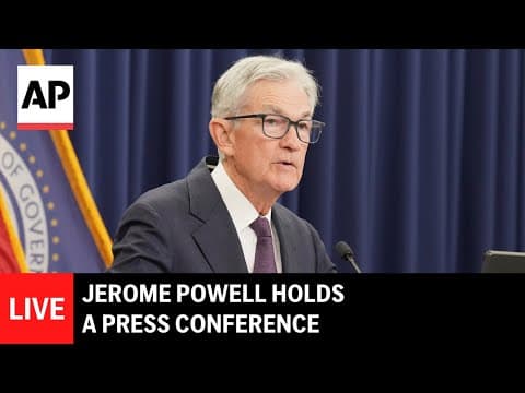 LIVE: Jerome Powell speaks after Federal Reserve cuts key rate by quarter-point thumbnail