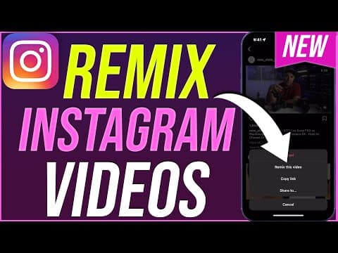 How to Remix on Instagram - Now Available for All Videos thumbnail