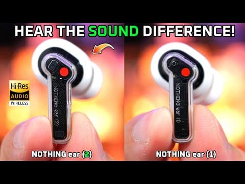 Game changing! But... 😲 Nothing ear (2) Review vs ear (1) thumbnail