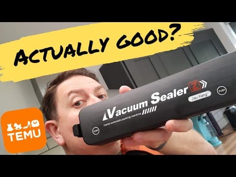 I test a vacuum sealer for under £10 from TEMU thumbnail