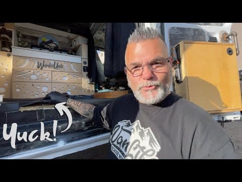UGH?! Maybe I Shouldn't Have Used This Vinyl Floor In My Van | VAN PAINT CONTINUES... thumbnail