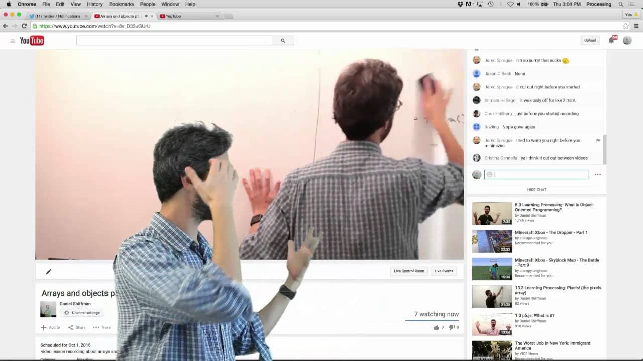 YouTube video player