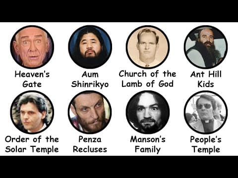 Every Major Cult Explained in 12 Minutes thumbnail