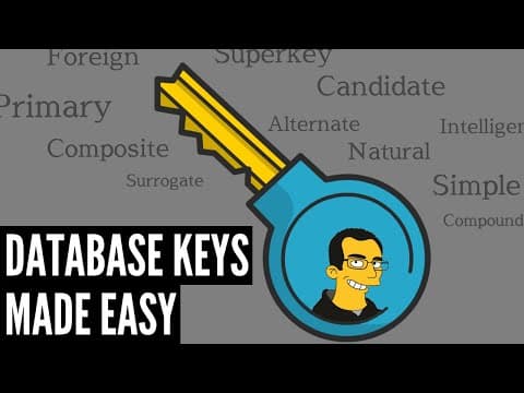Database Keys Made Easy - Primary, Foreign, Candidate, Surrogate, & Many More thumbnail