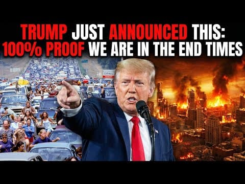 Trump Sparks End Times PANIC After Leaving The World Shocked With This Statement thumbnail