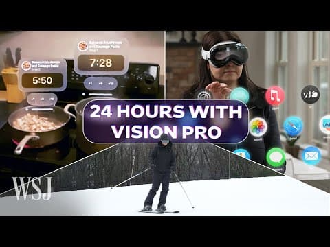 I Spent 24 Hours Wearing Apple’s Vision Pro Headset | WSJ thumbnail