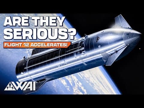 Starship Flight 12: SpaceX Just Completed A Very Important Step! NASA Readies SLS For Artemis 2! thumbnail