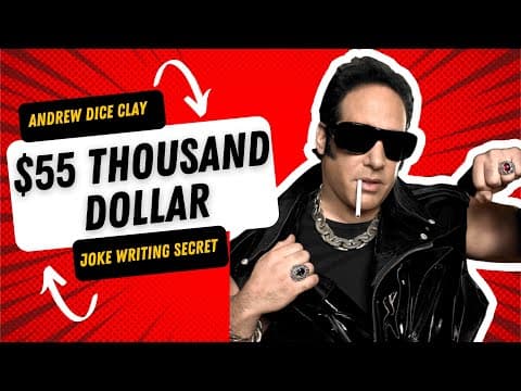 Andrew Dice Clay - 55 Thousand Dollar Joke Writing Secret thumbnail
