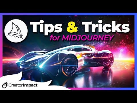Midjourney Prompt Tips, Codes & Tricks (Perfect for AI Art Beginners!) thumbnail