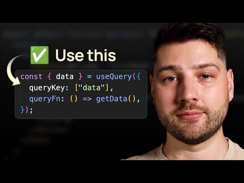 You Should Always Use React Query. Here's Why thumbnail