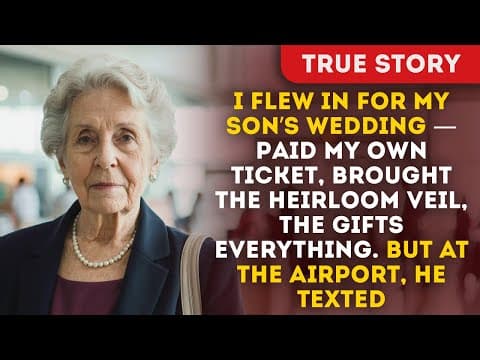 I Flew In For My Son’s Wedding — Paid My Own Ticket, Brought The Heirloom Veil, The Gifts Everything thumbnail