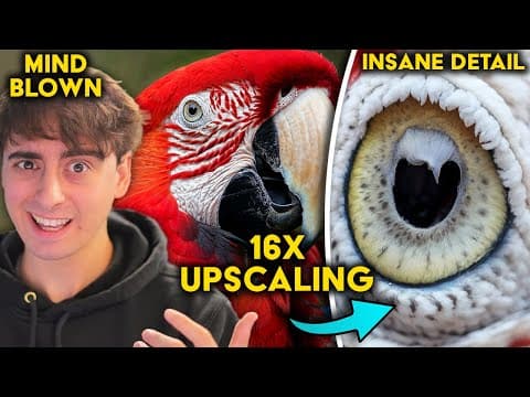 This is NEXT LEVEL! AI Upscaling that Pushes BEYOND the boundaries of Photography. thumbnail