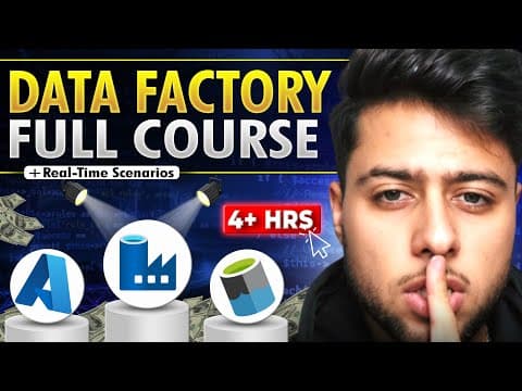 Azure Data Factory Full Course (From Beginner to PRO) | ADF Real-Time Scenarios thumbnail