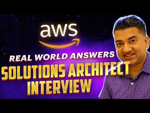 Solutions Architect Interview Questions AWS thumbnail