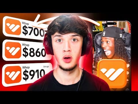 How To Make $24,968 CLIPPING Videos With Whop thumbnail
