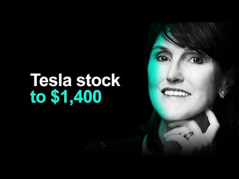 Cathie Wood (ARK) Predicting The Future Of Tesla Stock thumbnail