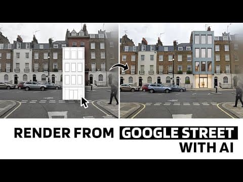 How to Turn Google Maps and CAD Drawings into Renderings with AI thumbnail