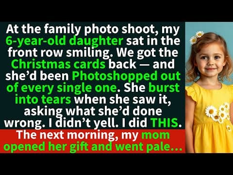 My family has PHOTOSHOPPED OUT my 6-year-old from every single photo. Soon, they lost everything… thumbnail