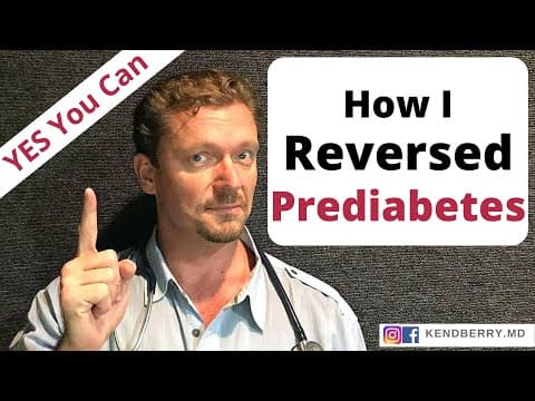 How I Reversed PreDiabetes & You Can Too thumbnail