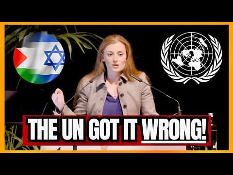 Natasha Hausdorff: This Rule DESTROYS the ‘Israel Is an Occupier’ LIE thumbnail