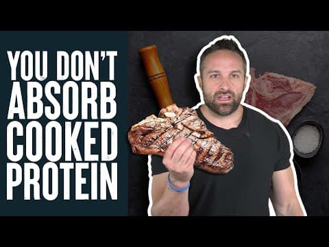 You Don't Absorb Cooked Protein? | What the Fitness | Biolayne thumbnail