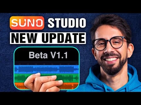 Suno Studio v1.1 New Update | AI-Powered DAW? thumbnail