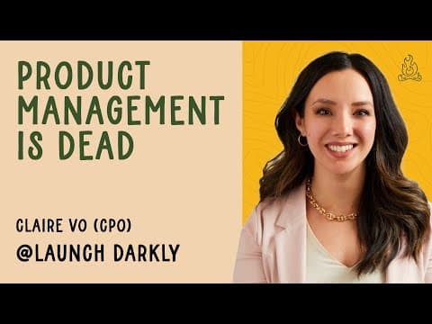 Product Management Is Dead, So What Are We Doing Instead? | Lenny & Friends Summit 2024 thumbnail